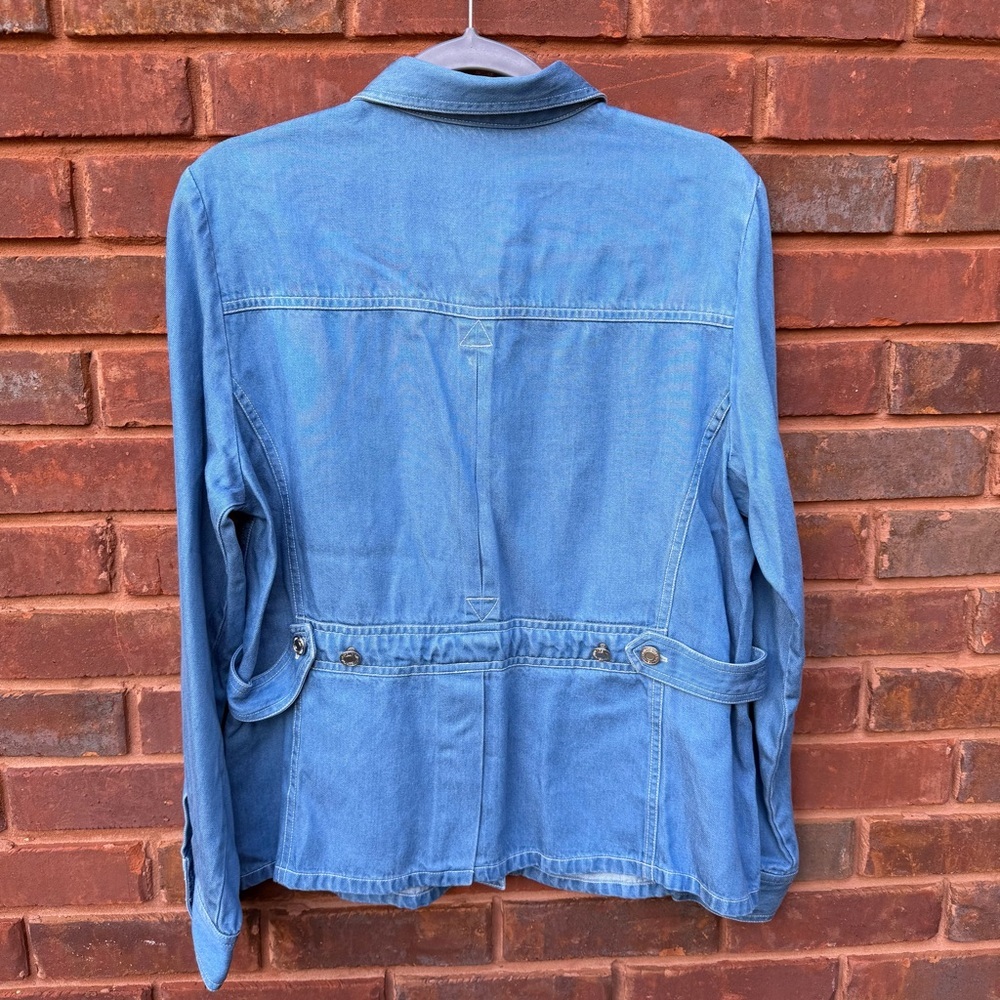 Pendleton Chambray Jean Jacket Shacket Top Shirt - image 2
